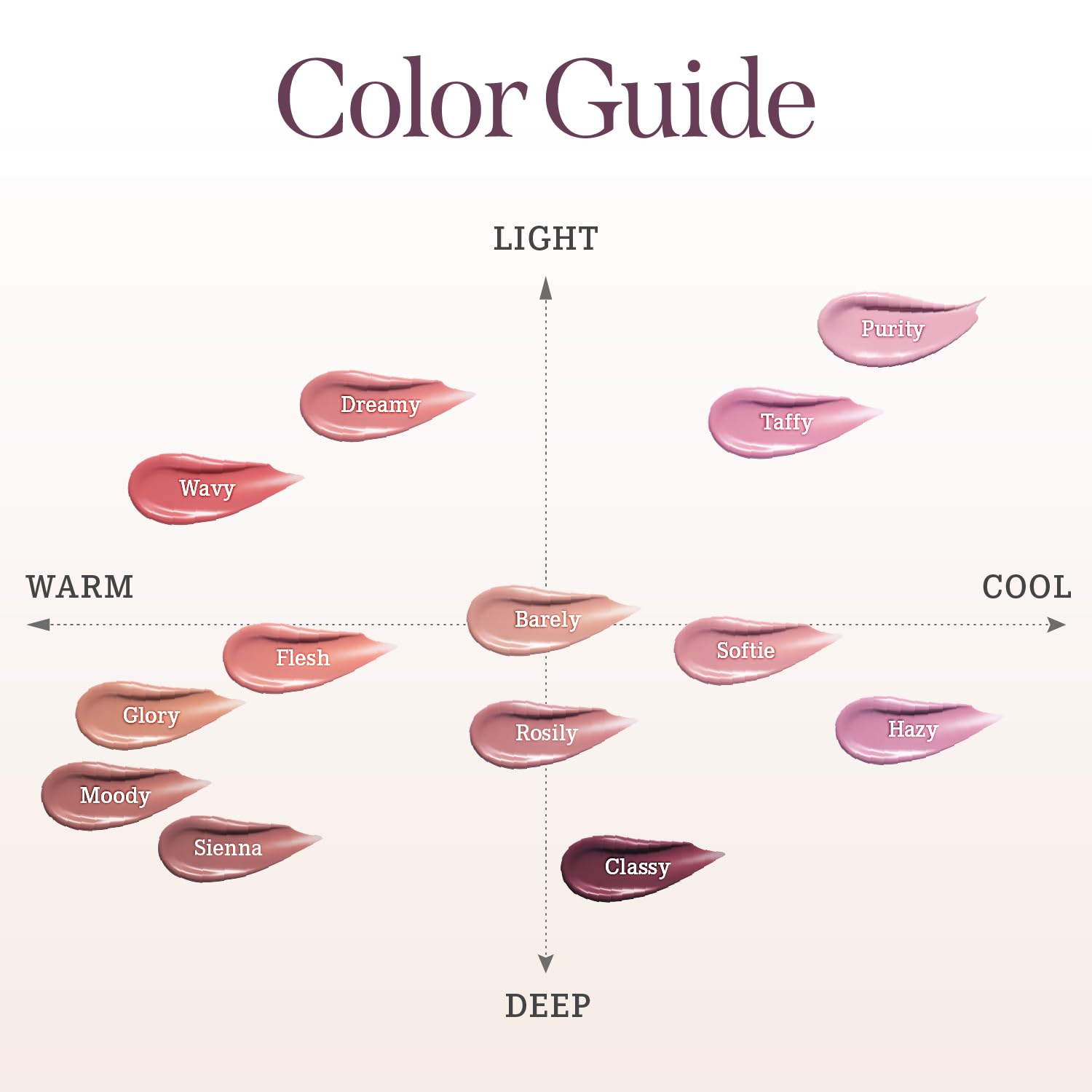 DEAR DAHLIA Petal Drop Blush Apple Red swatch for layering and depth.