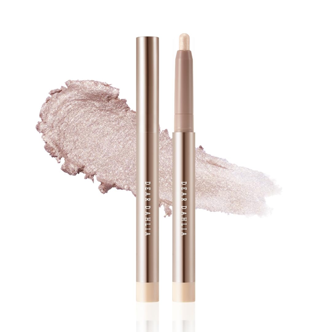 DEARDAHLIA Perfect Designing Shadow Stick Champagne Vanilla swatch showing rich pigment and smooth blendability