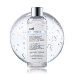 DearKlairs Freshly Juiced Toner bottle close-up, fragrance-free for sensitive skin