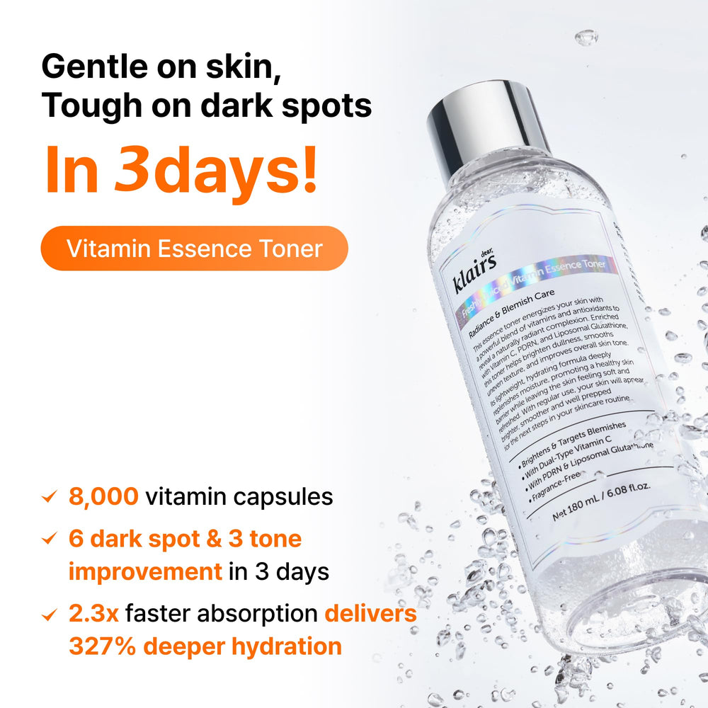 DearKlairs vitamin C capsules inside tube hint at brightening potential