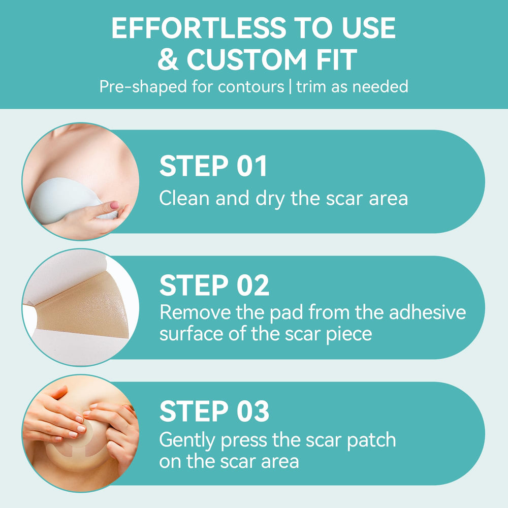 DEBOOB washable and reusable silicone patches for scar care