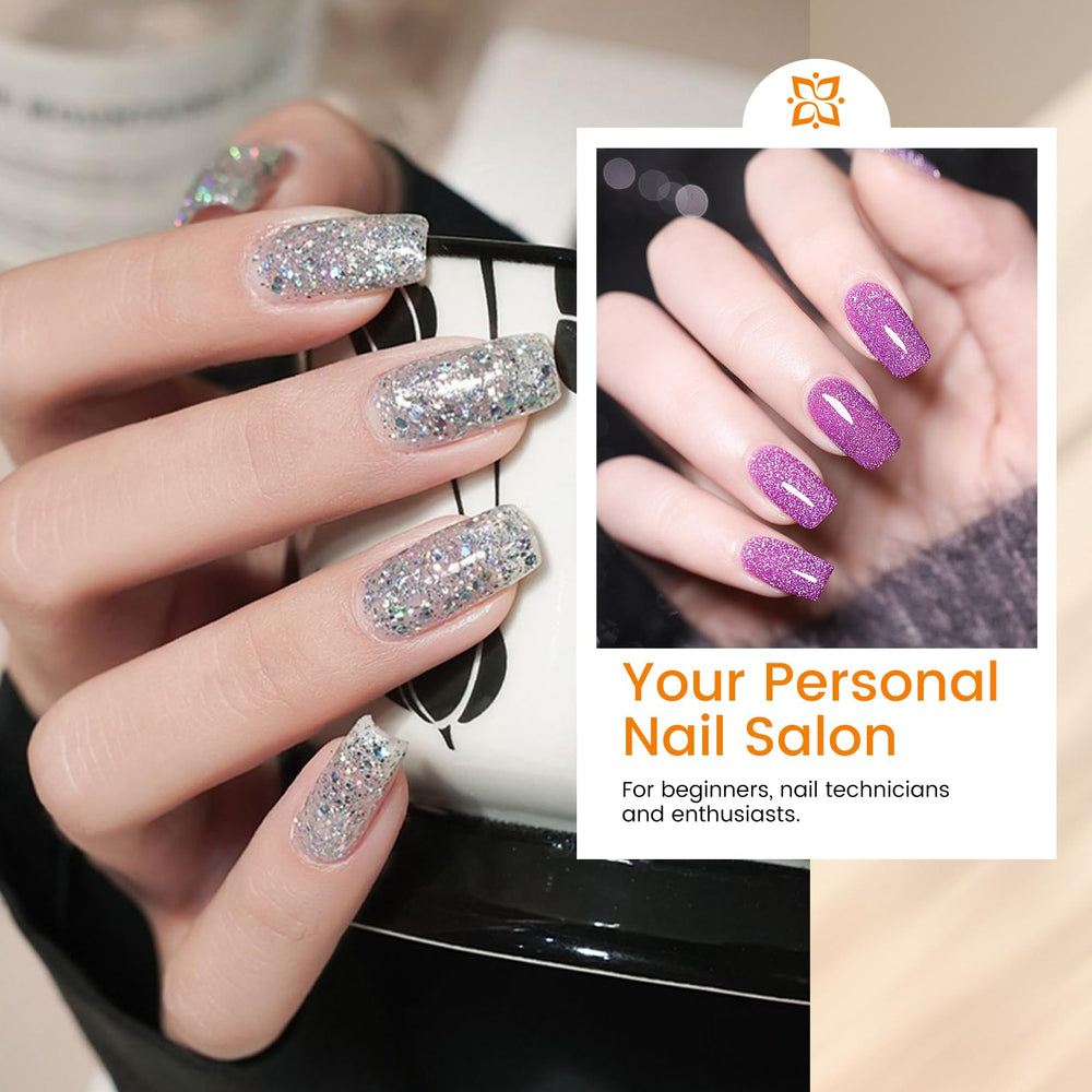 Deciniee French tips set of 100 pieces for practice and design variety.