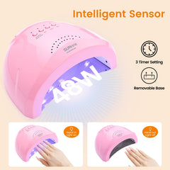 Deciniee multifunctional nail drill with bits for shaping and smoothing.