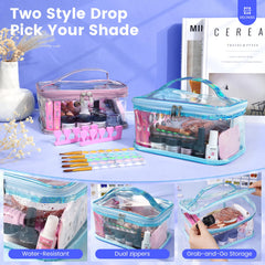 Deciniee makeup bag keeps nail tools organized and portable