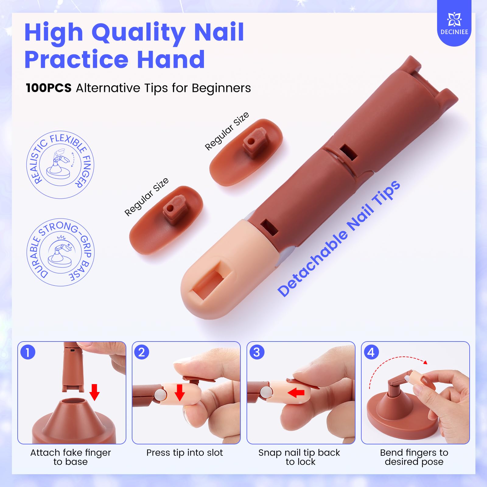 Deciniee UV light aids quick curing for at-home nails