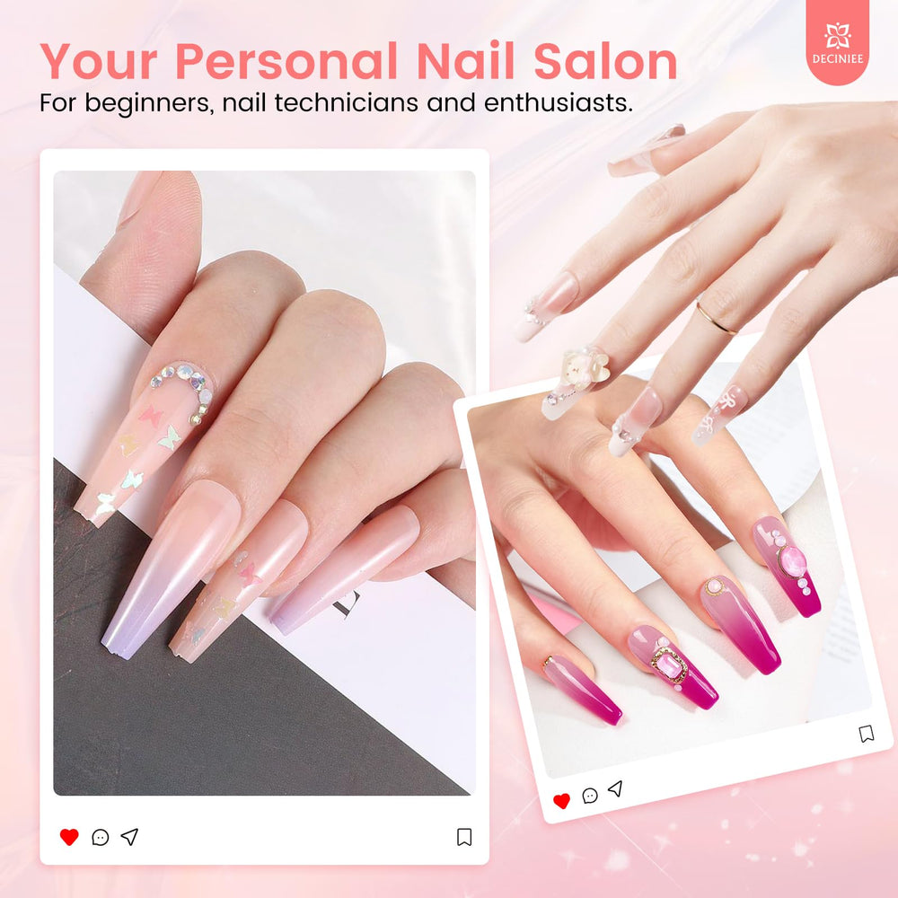 Deciniee practice hand provides lifelike feel for nail practice