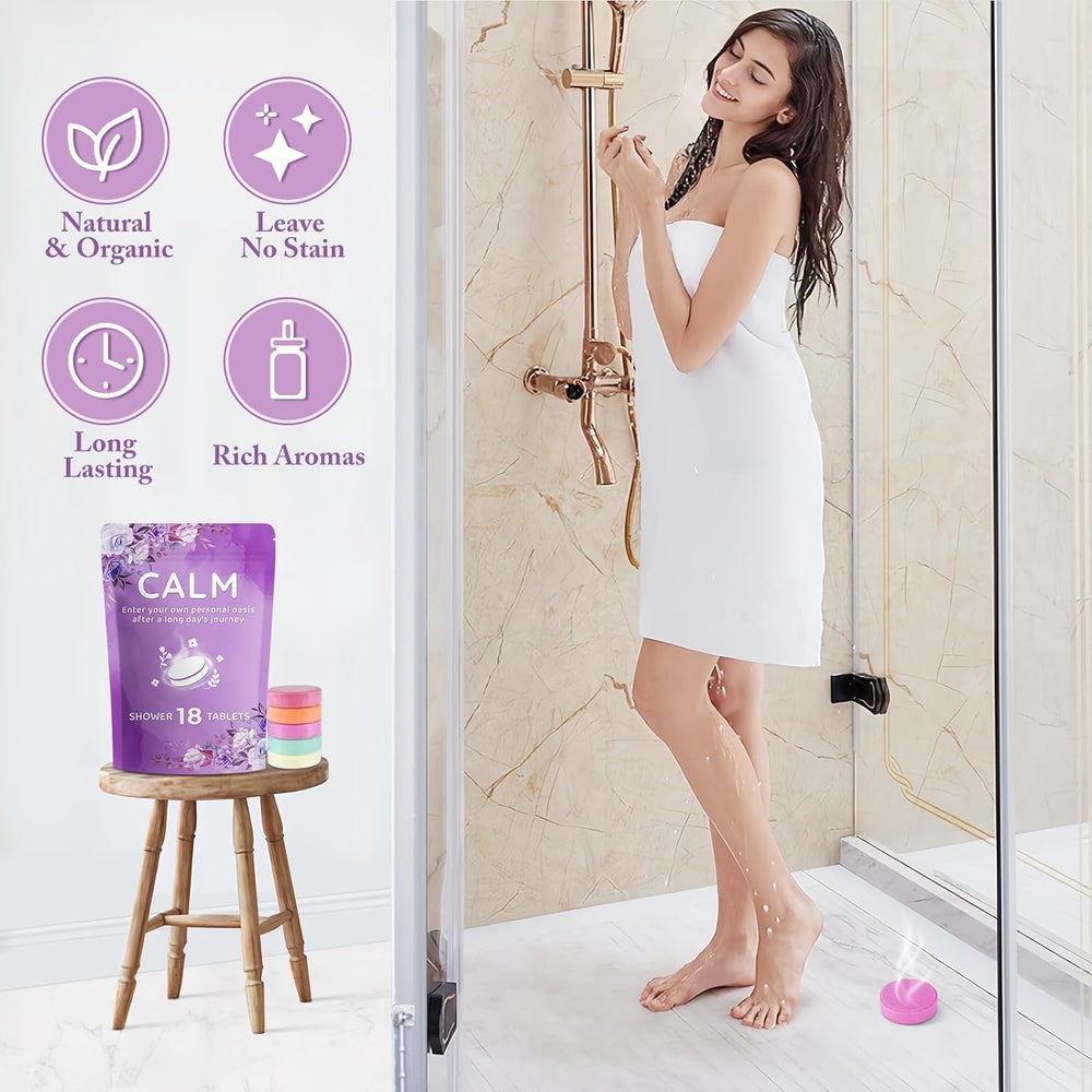 DeckTheHalls Coconut shower steamer creates tropical warmth in your shower