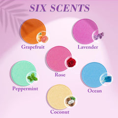 DeckTheHalls Lavender shower steamer delivers soothing purple aroma for unwinding