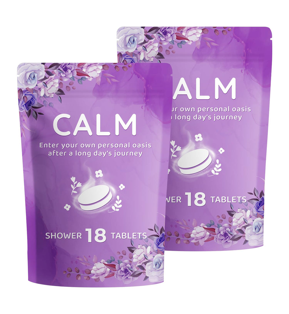 DeckTheHalls Rose shower steamer for calming pink scent during your shower routine