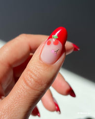 Deco Beauty Miffy stickers on natural and enhanced nails, gentle yet chic.