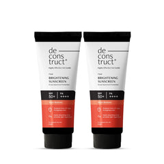 Deconstruct sunscreen being dispensed illustrates quick-absorbing texture for busy mornings.