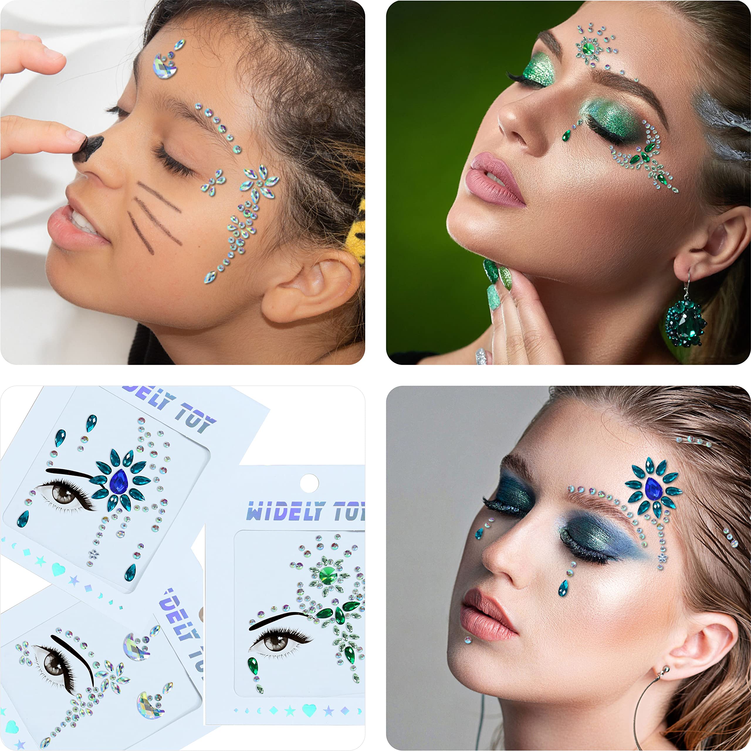 DECOYARDOO body-art stickers offer versatile decoration for festival outfits.