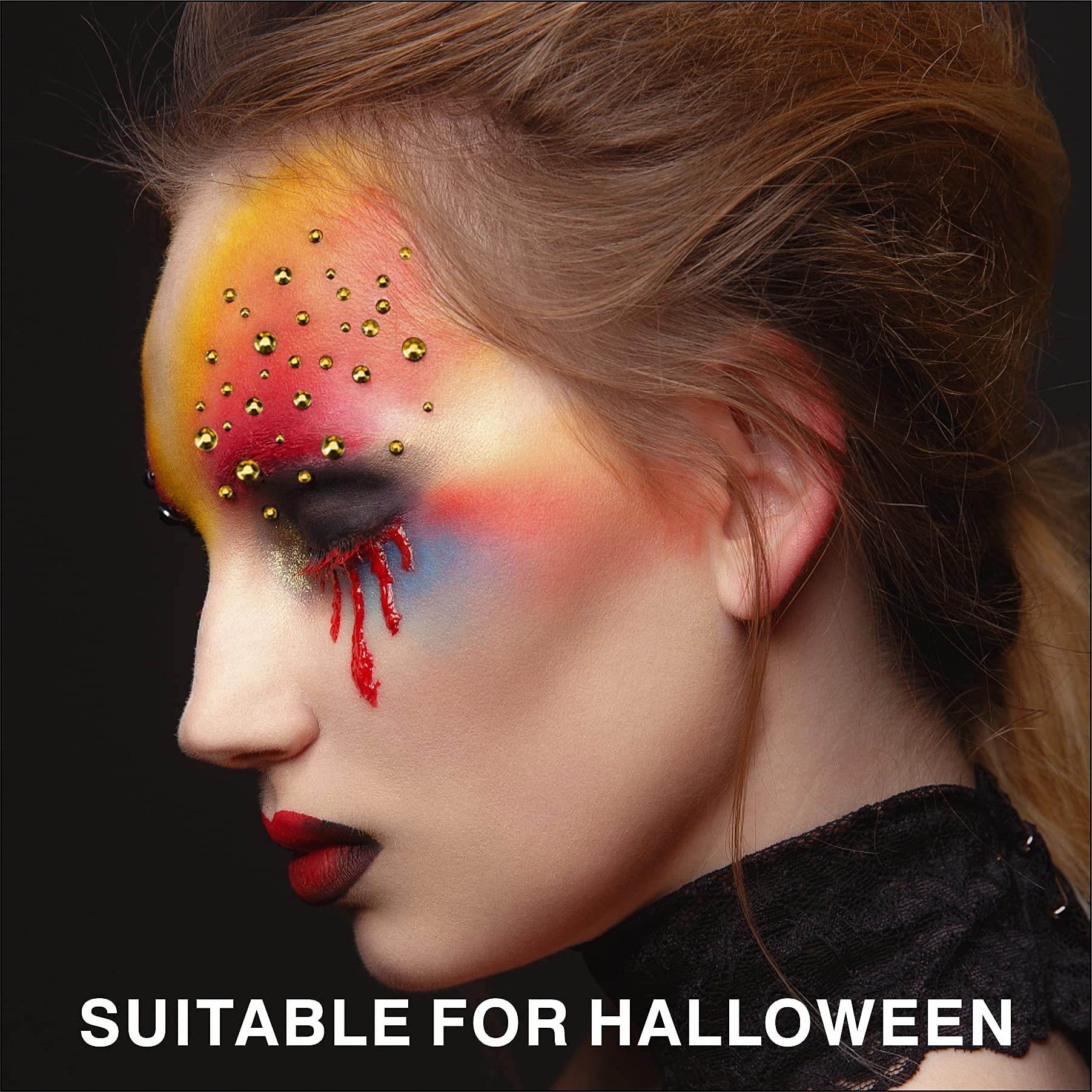 DECOYARDOO makeup gems for festival mermaid look.