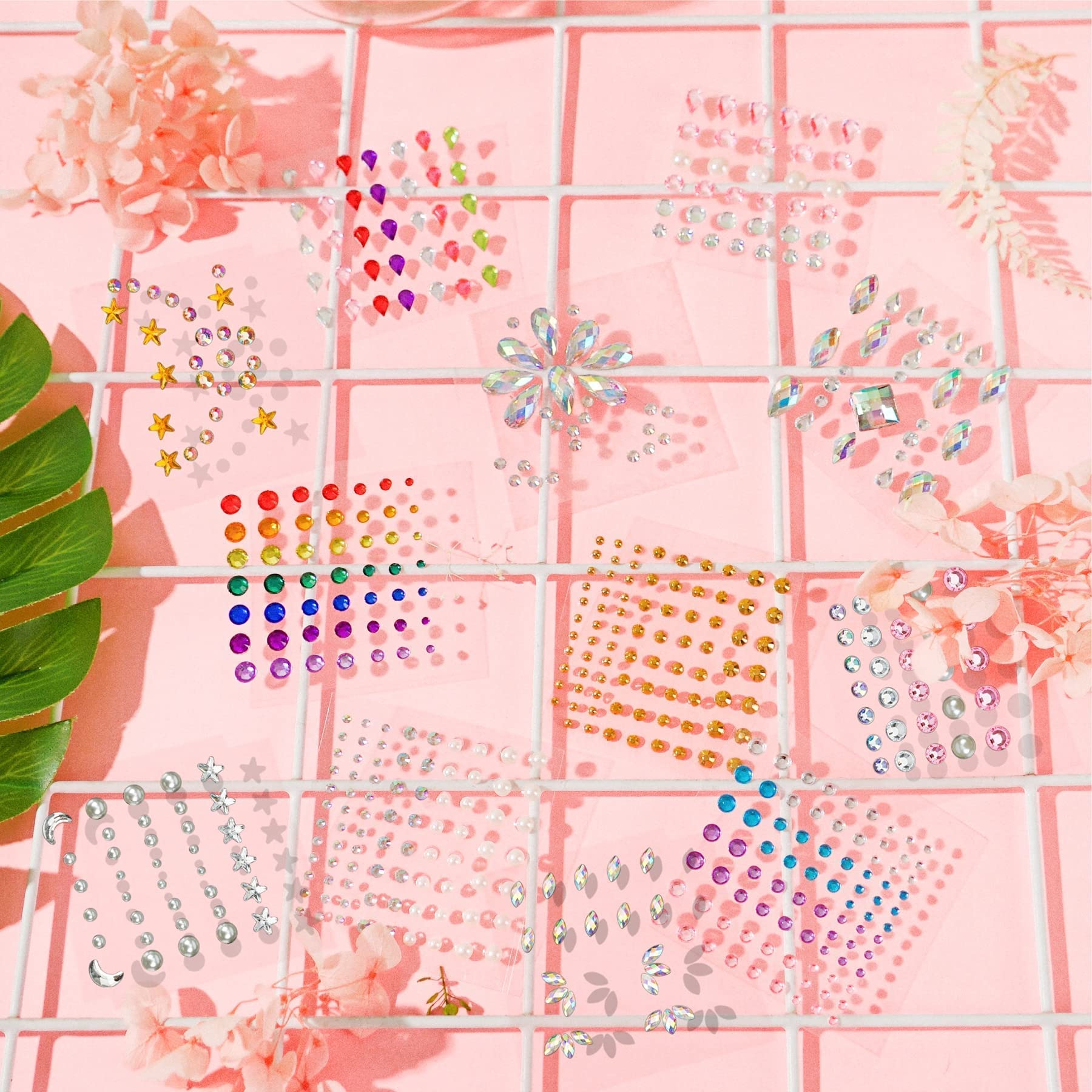 DECOYARDOO nails and skin gems for glam accents.