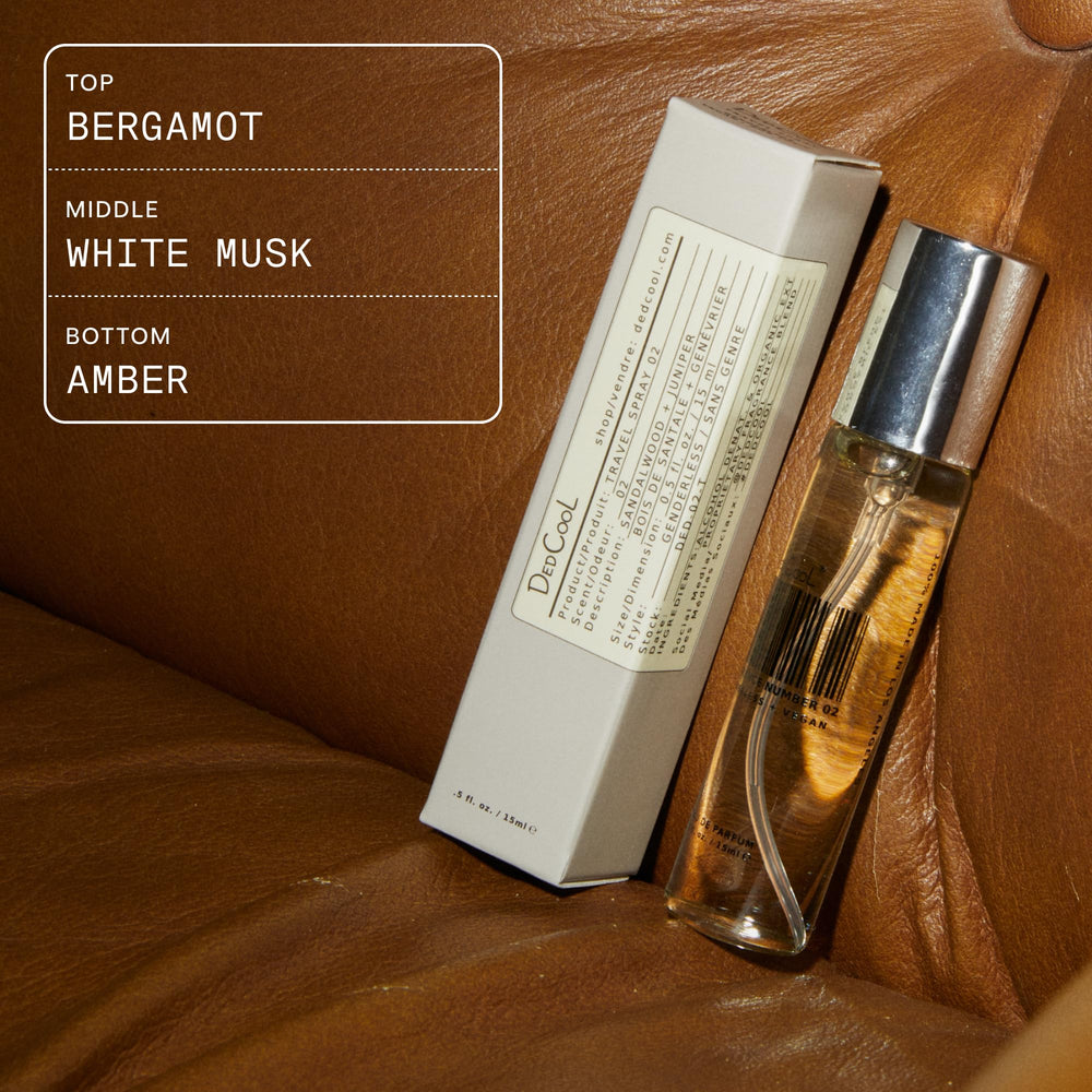 DedCool Milk bottle in hand suggesting confident everyday scent experience