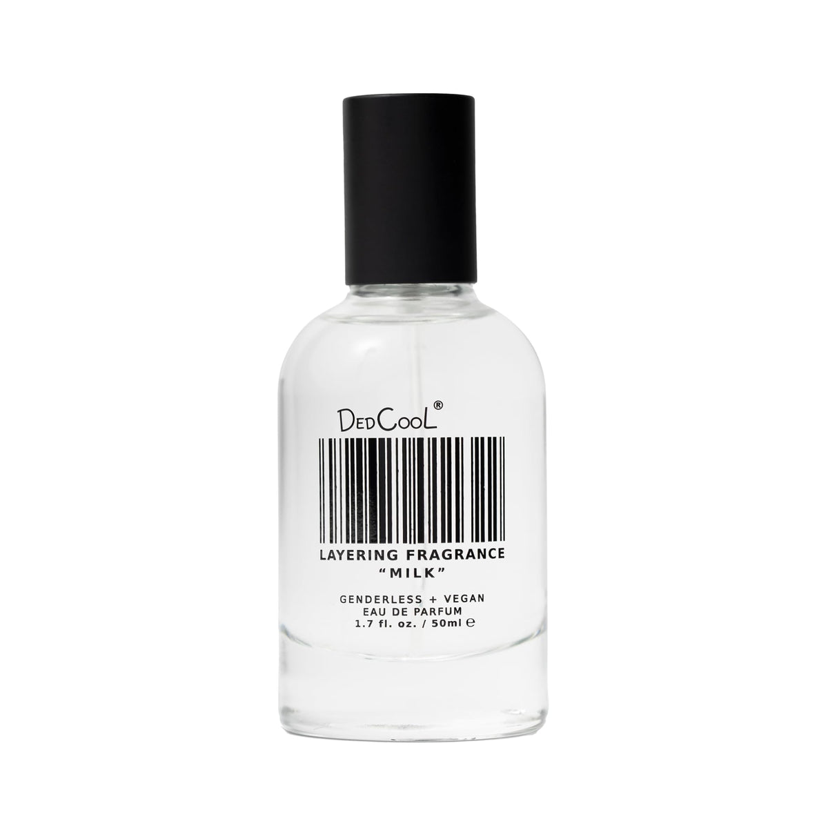 DedCool Milk EDP bottle with citrus notes for fresh daytime wear.