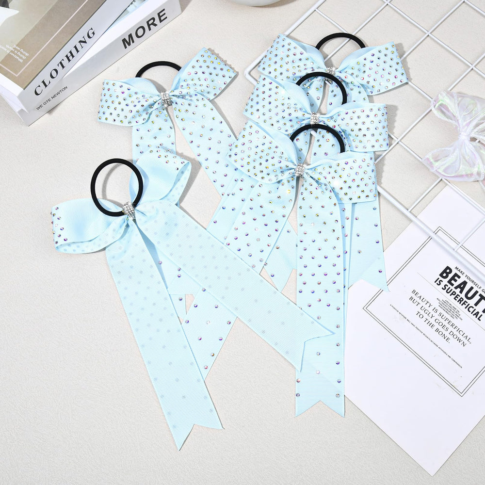 DEEKA slender grosgrain bow ready for easy secure styling.