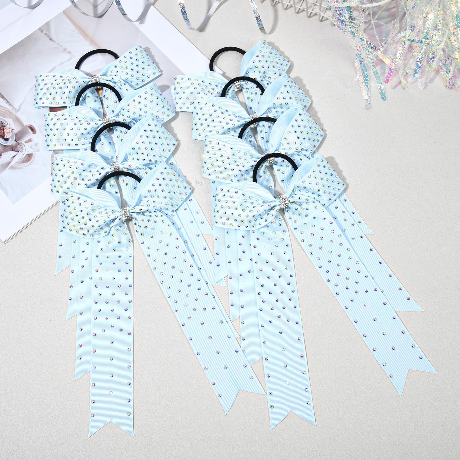 DEEKA sparkling bow boosts on-stage visibility and team spirit.