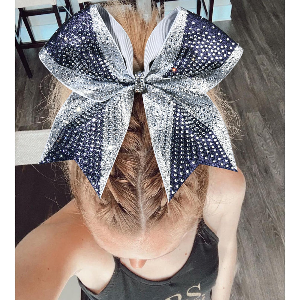 DEEKA team-ready bow adds polished accent to uniforms and routines.