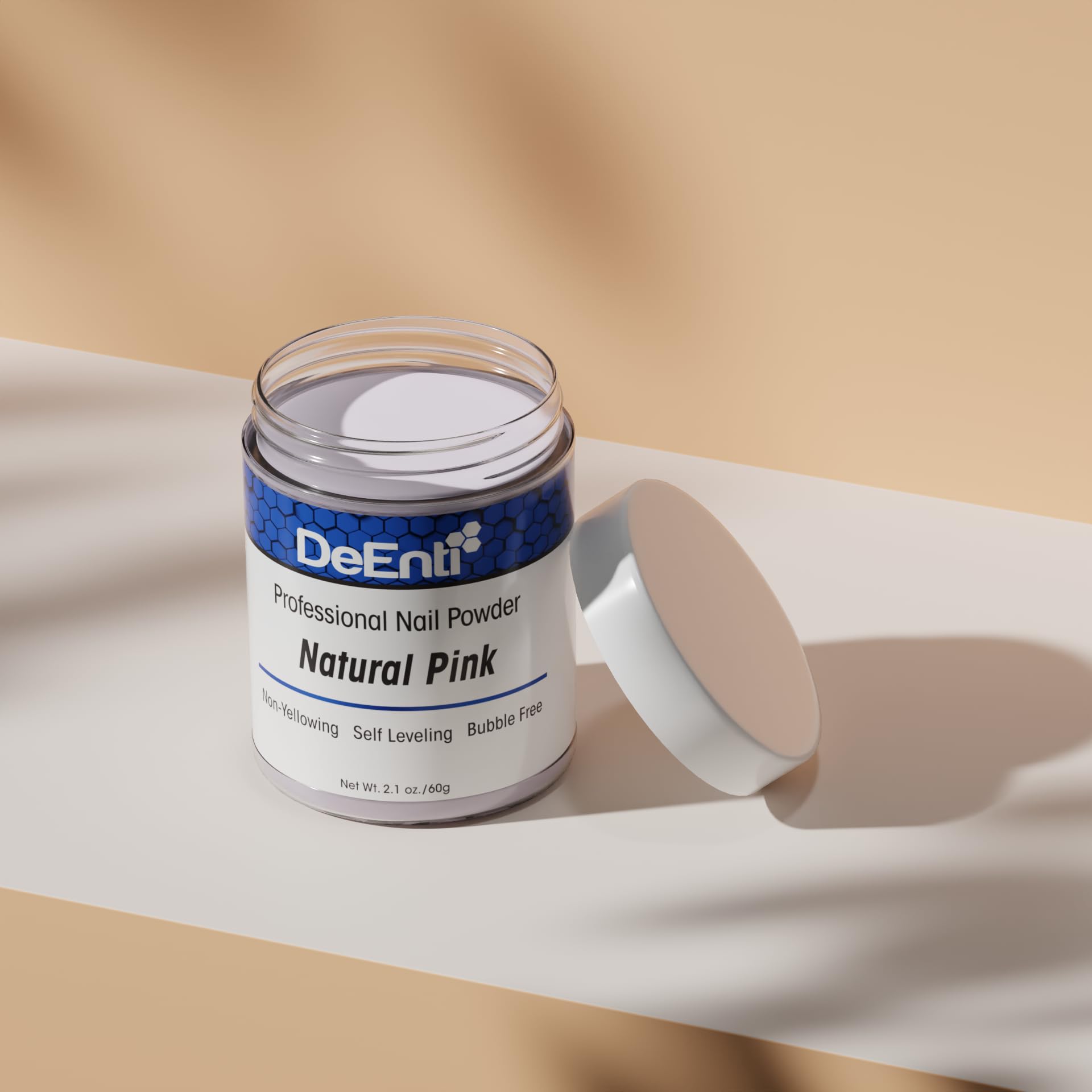 Natural Pink tone ideal for overlays, extensions, and precise carving