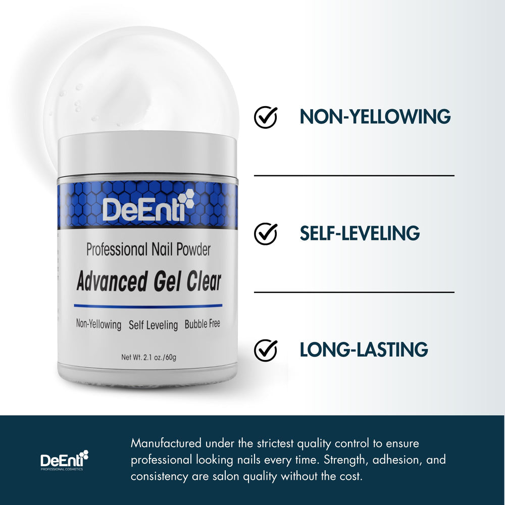 DeEnti self-leveling powder delivers smooth coverage for extensions