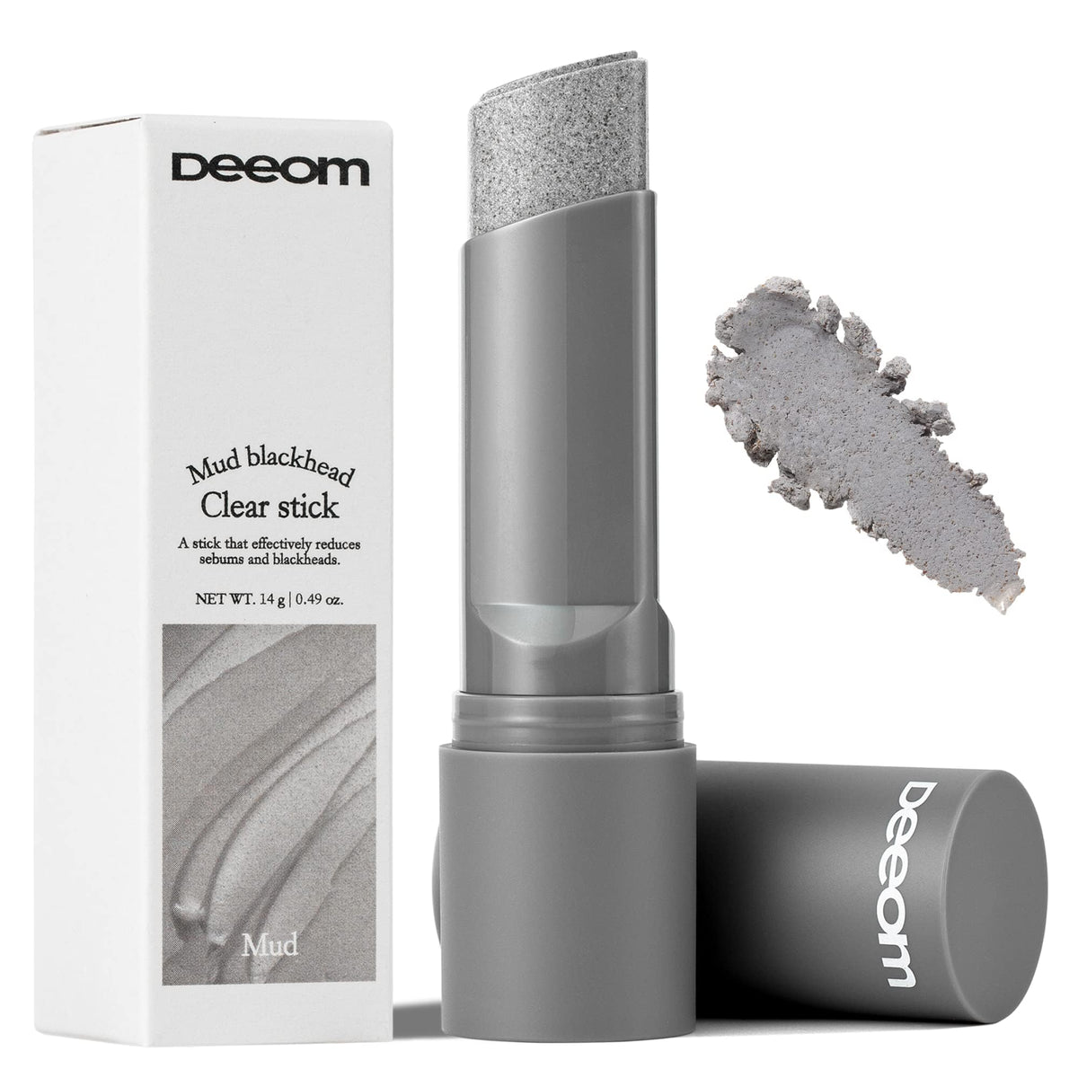DEEOM Blackhead Remover Stick packaging showing travel-friendly design for pore cleansing