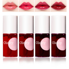 Deepmind 4 Colors Lip Tint Set apple swatches show bright shade for fresh daytime looks