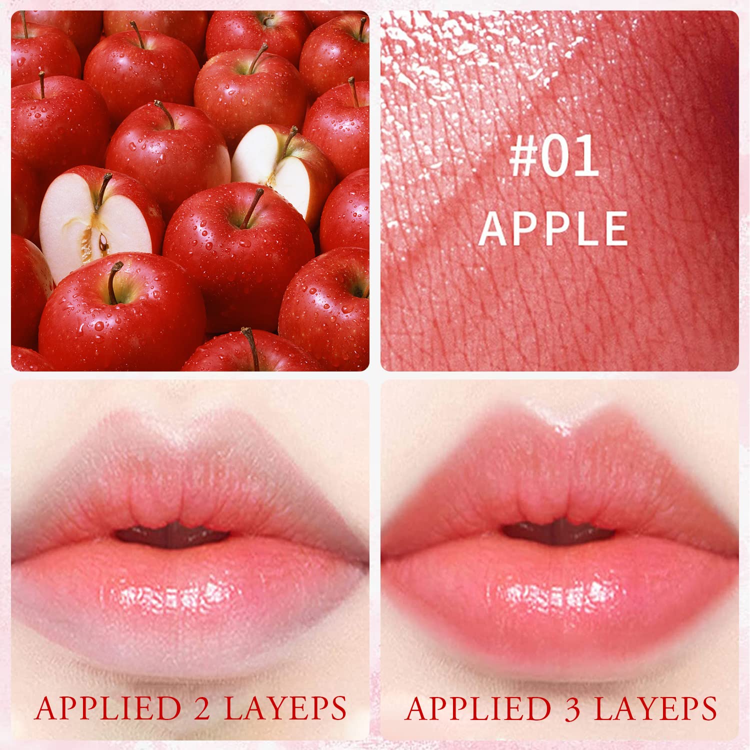 Deepmind watermelon swatches highlight waterproof wear that stays put through daily activities