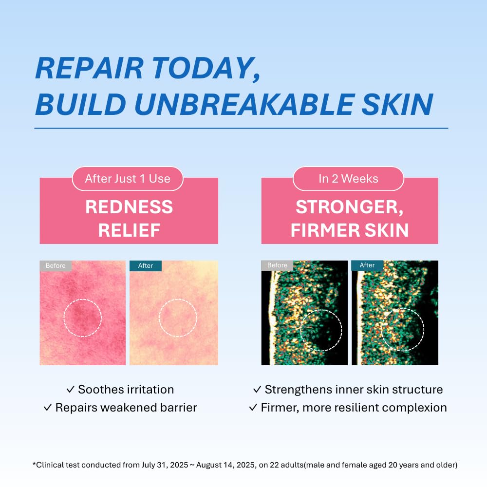 Dewy skin effect after applying DEEPERCENT Bluewater Barrier Night Cream.