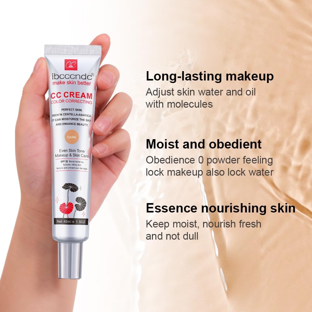 DEERELF blemish-concealing coverage swatch demonstrates opacity.