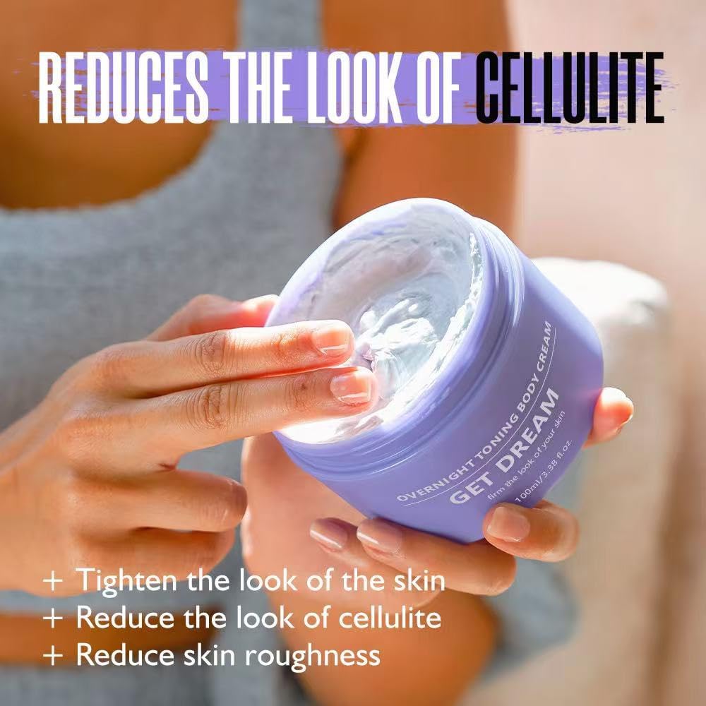 DEERELF cream massaged into skin for overnight firming.