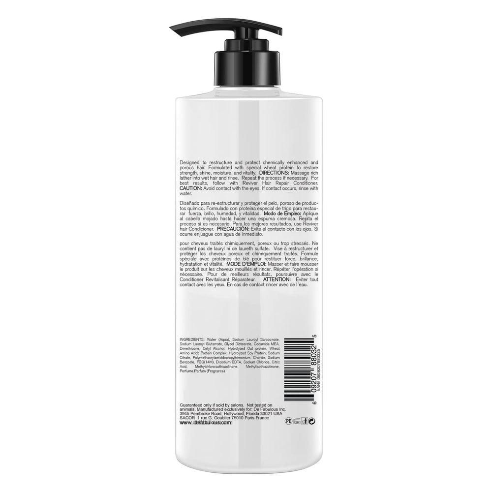 De Fabulous Reviver Shampoing hydratation durable : routine capillaire pour tous types