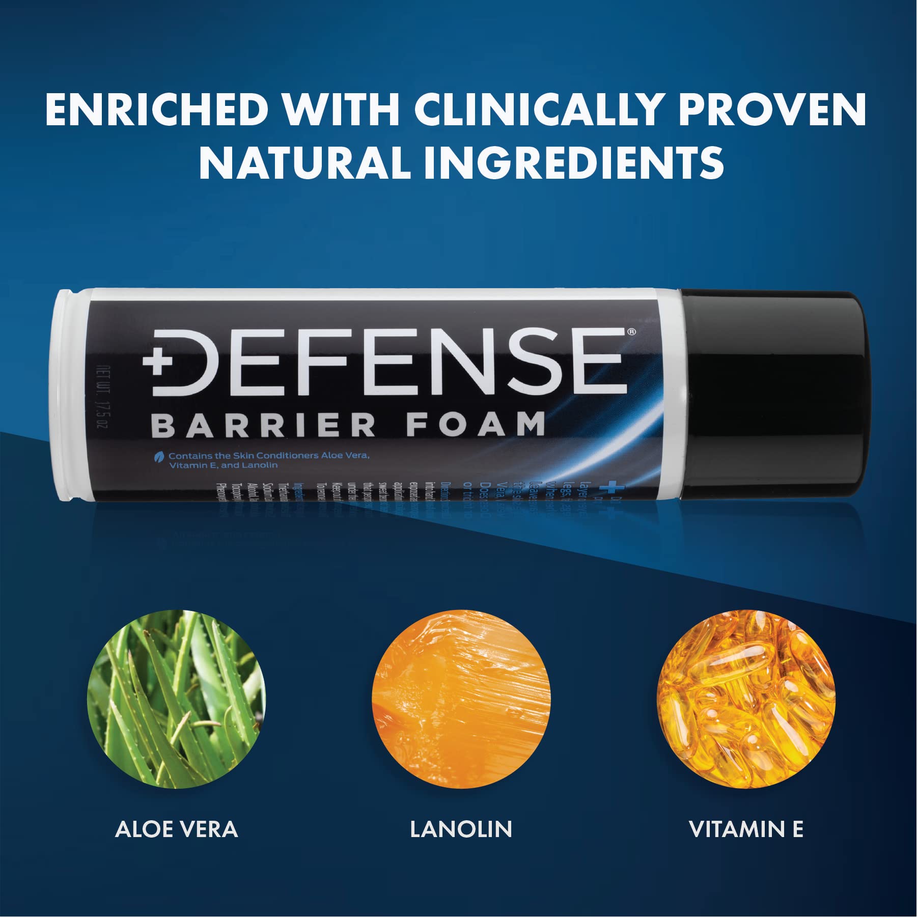 Defense Soap Barrier Foam aloe vera ingredients provide gentle moisture balance