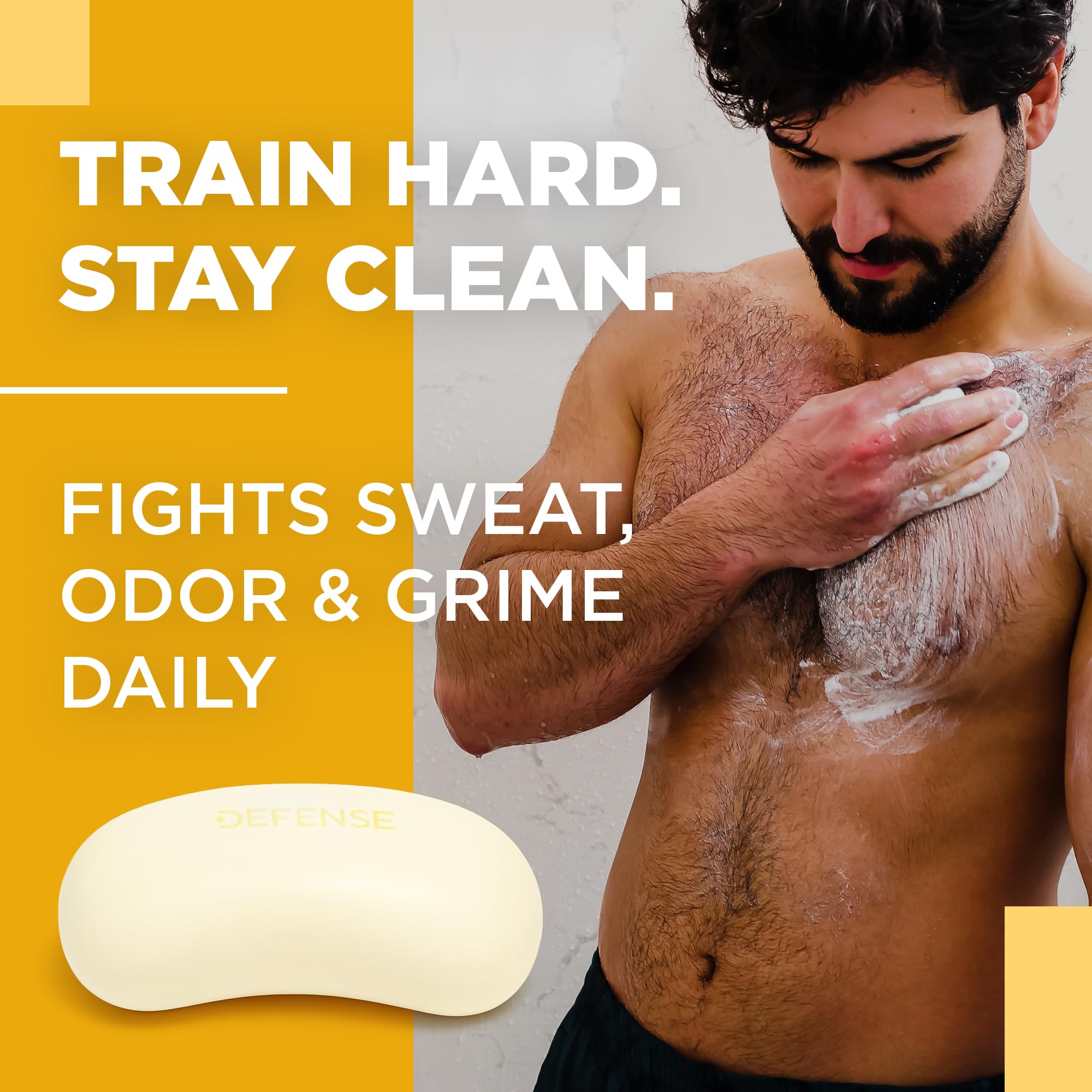 Defense Soap Citrus Bar post-workout-cleanse ideal for athletes.