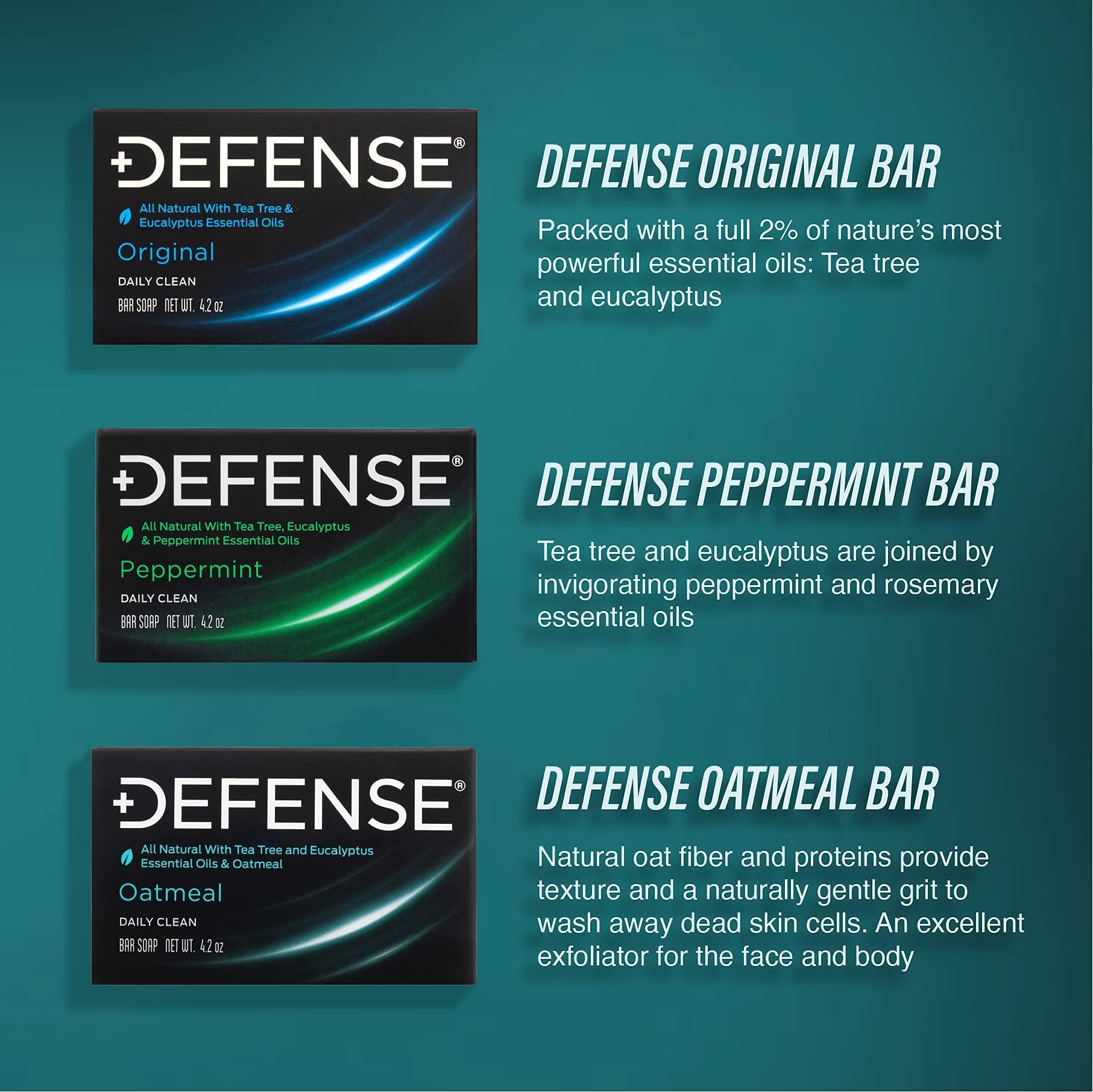 Defense Soap oatmeal bar soap rinsing action shows thorough removal of residue.