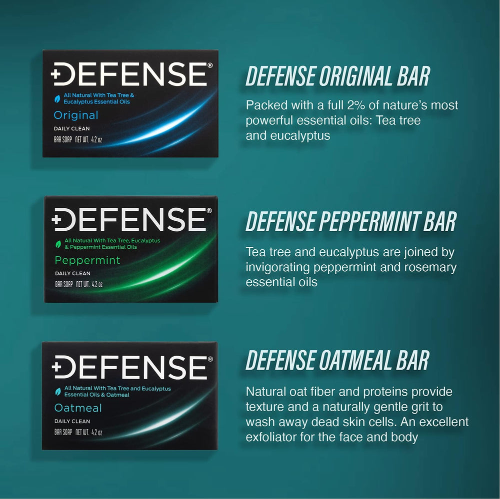 Defense Soap oatmeal bar soap rinsing action shows thorough removal of residue.