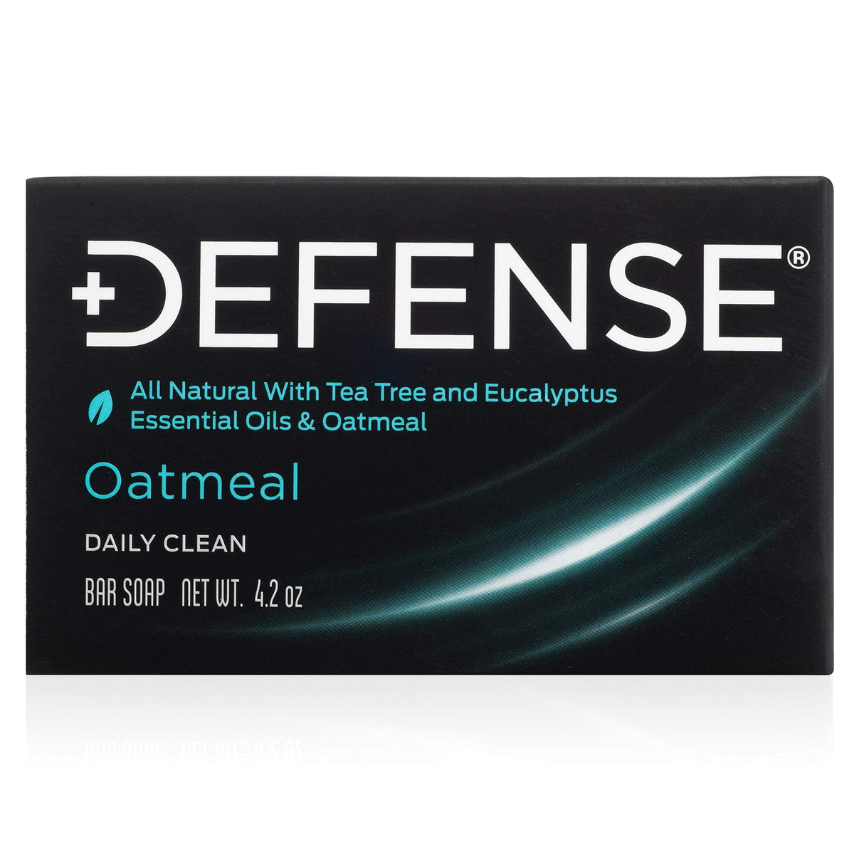 Defense Soap oatmeal bar soap texture closeup shows natural exfoliation for clean pores.