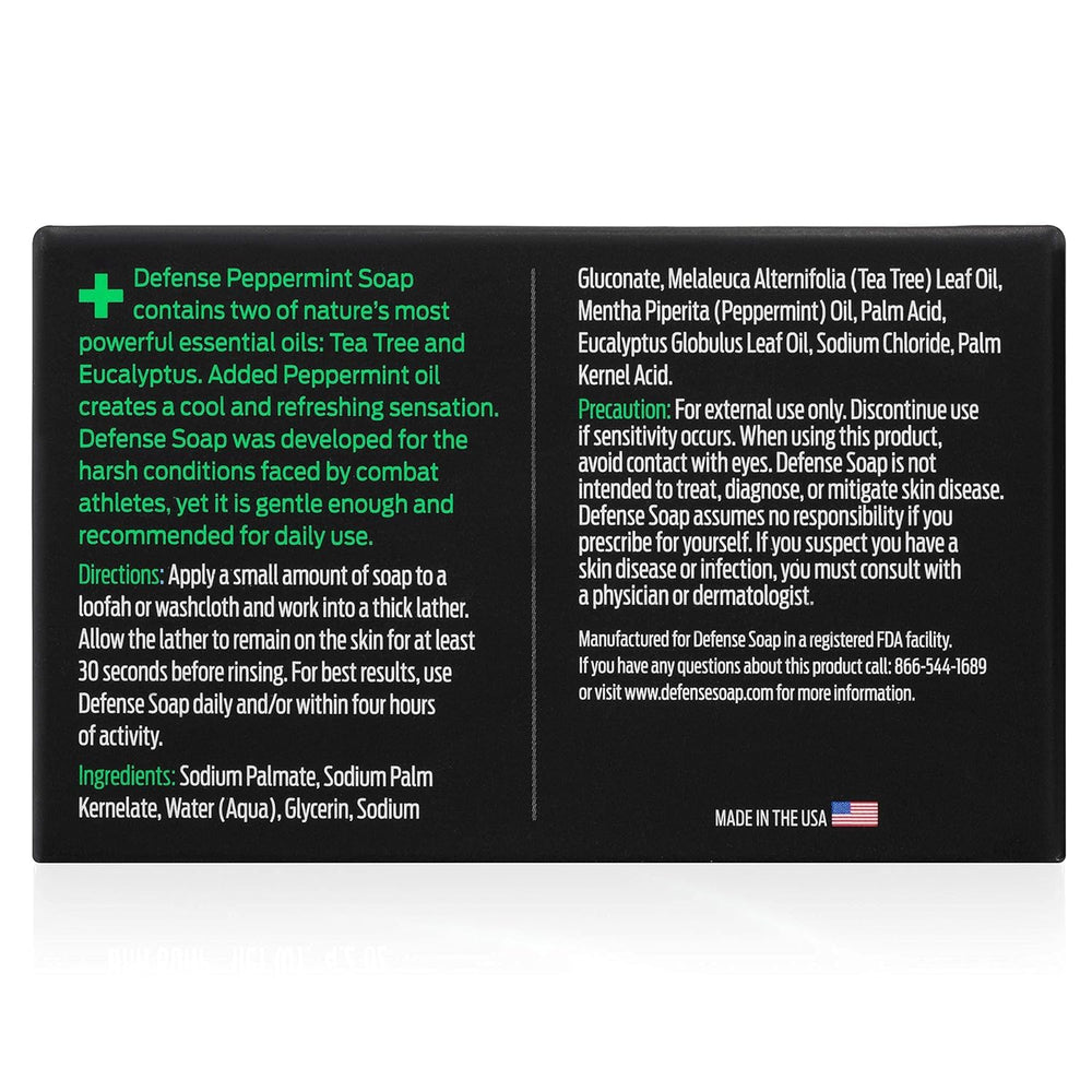 Defense Tea Tree Bar Skin Balance close-up emphasizing balanced skin feel.