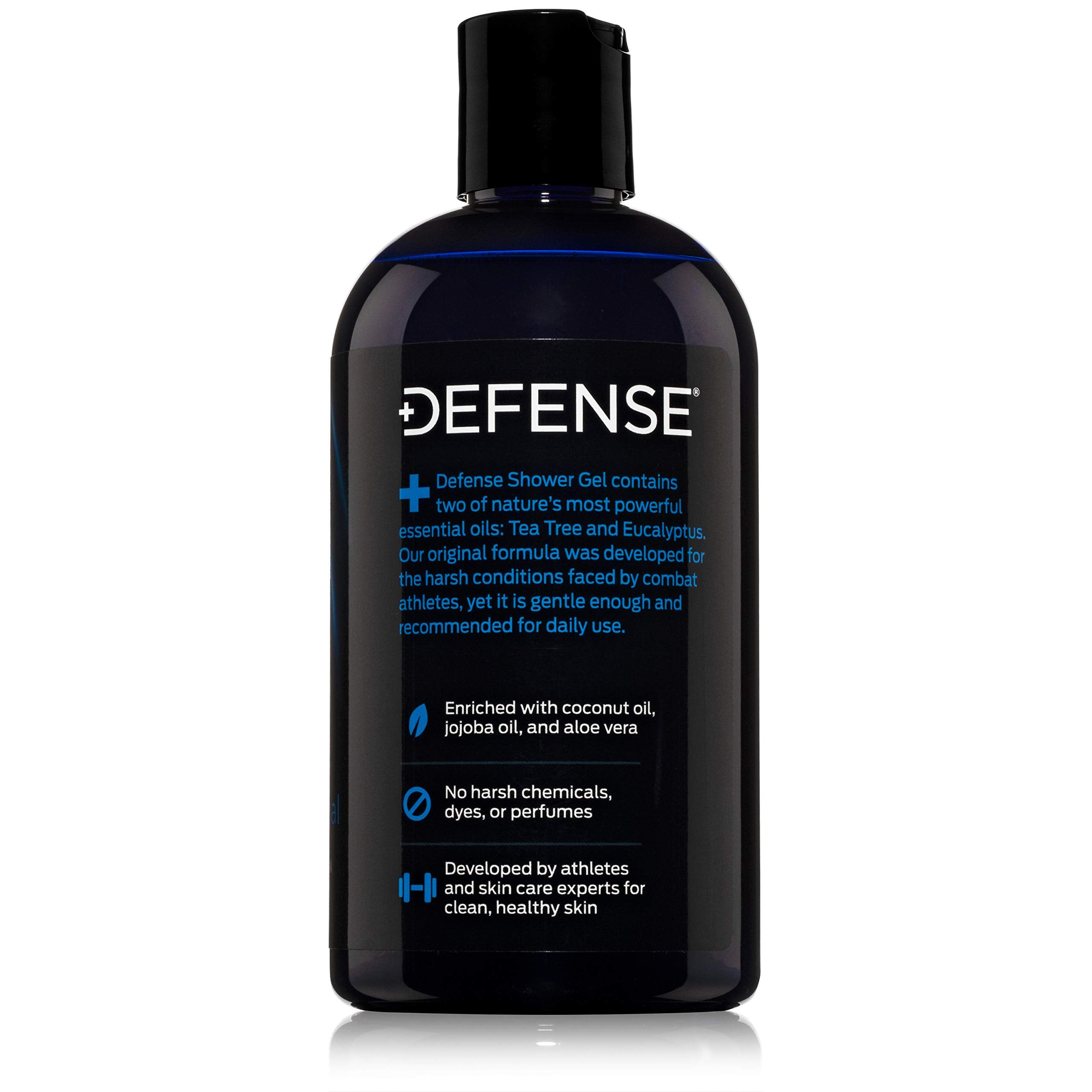 Defense Soap Tea Tree Body Wash designed for athletes post training.