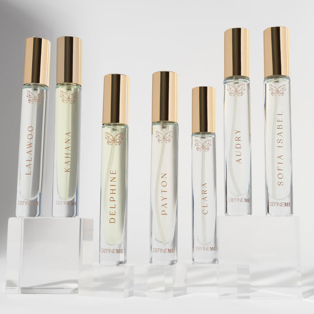 DefineMe Clara fragrance notes emphasize soft florals