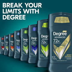 Degree Advanced Sport Defense 72-hour protection for active days