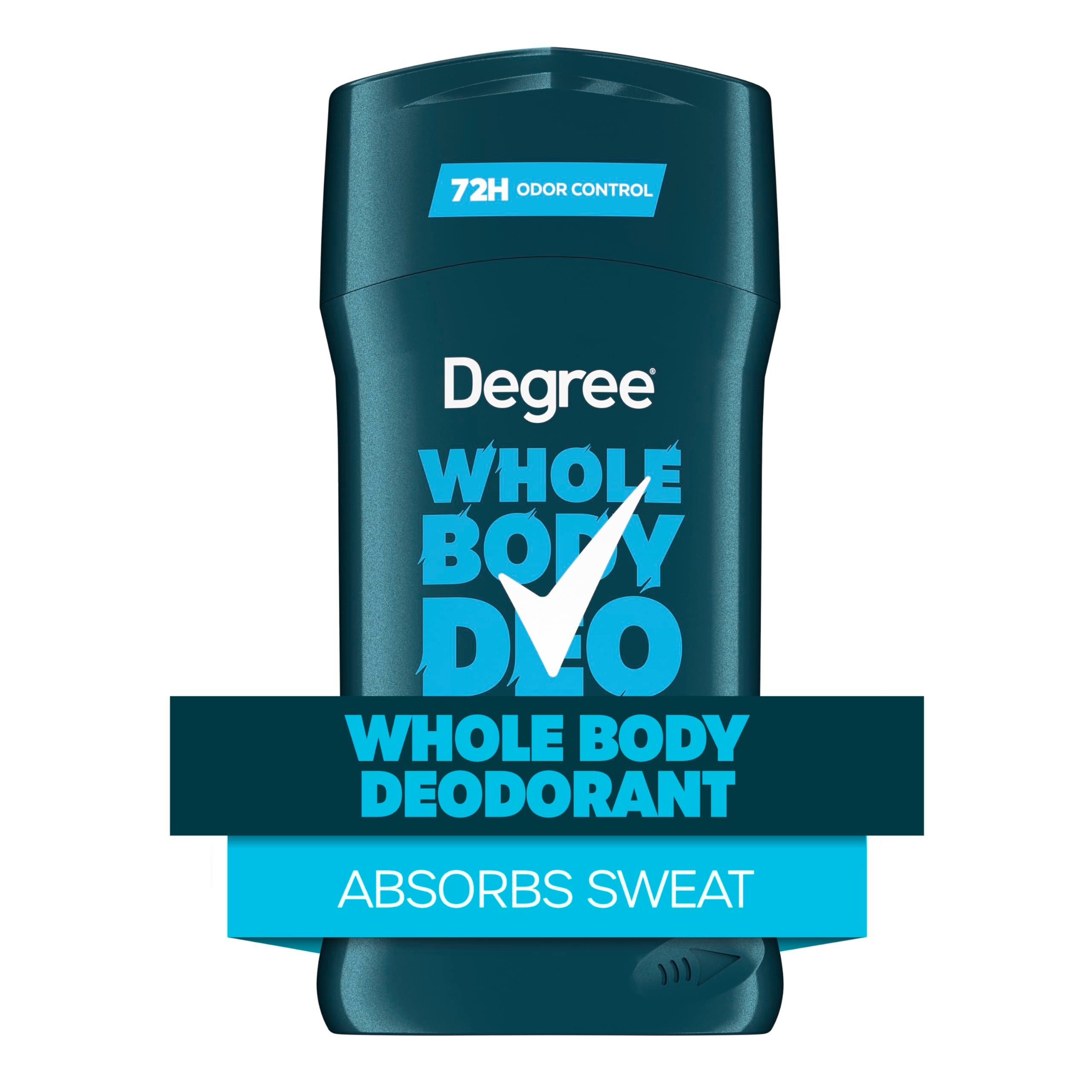 Degree arrowroot-absorb-sweat detail demonstrates moisture absorption for comfort.