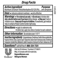 Degree Clinical Protection 5-in-1 three-pack side view with compact packaging for travel and daily use