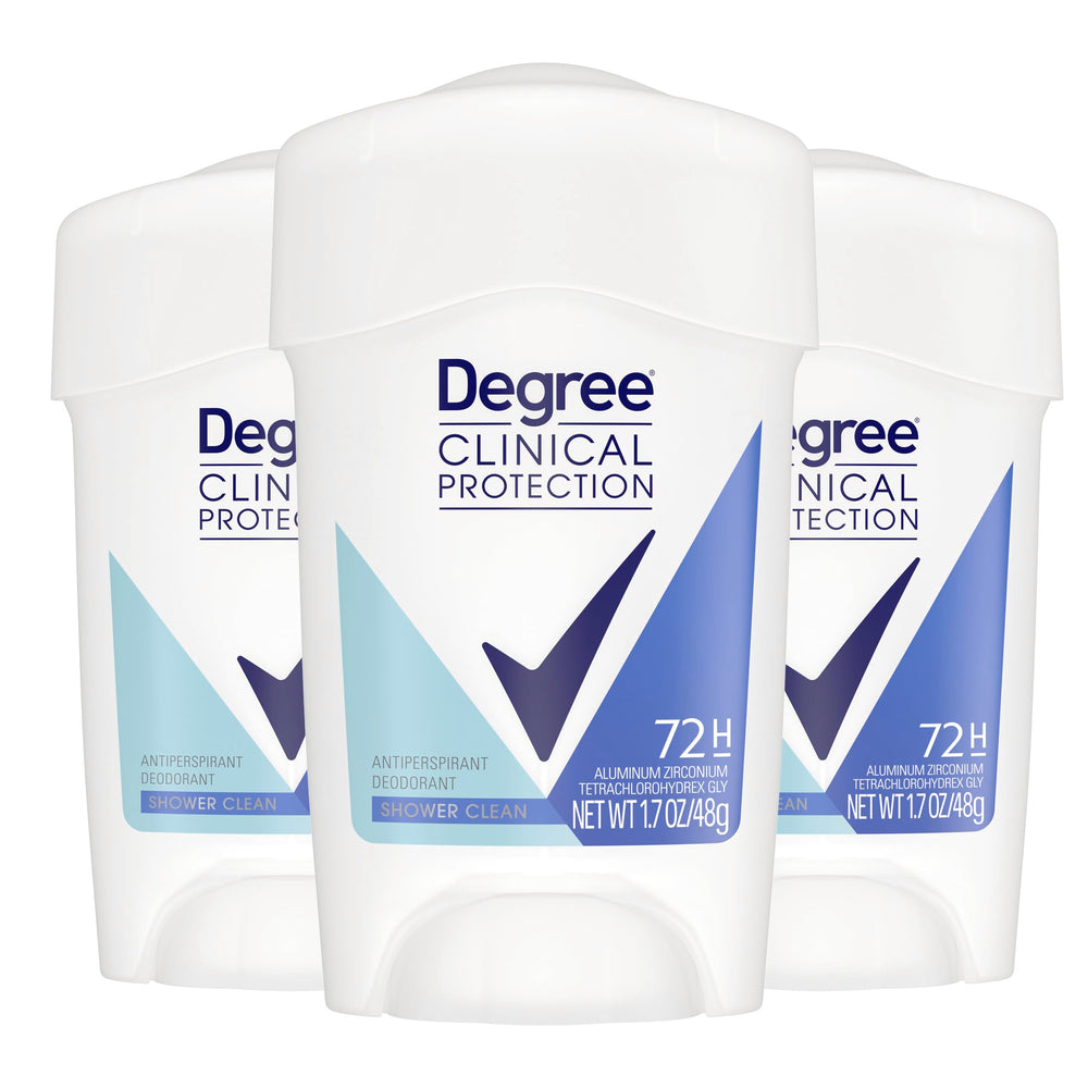 Degree Clinical Protection Shower Clean stick for all-day freshness and protection