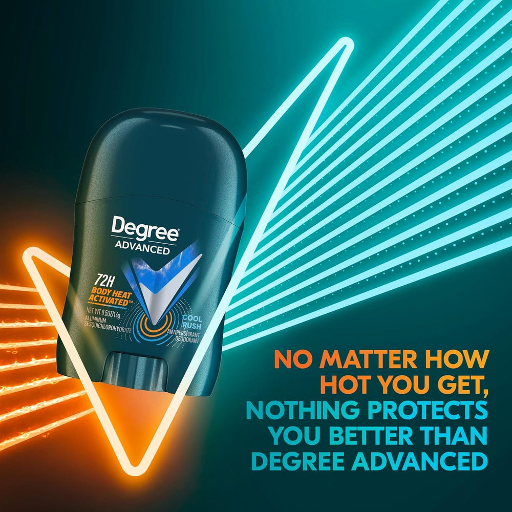 Degree Cool Rush arctic scent keeps you refreshed after workouts.