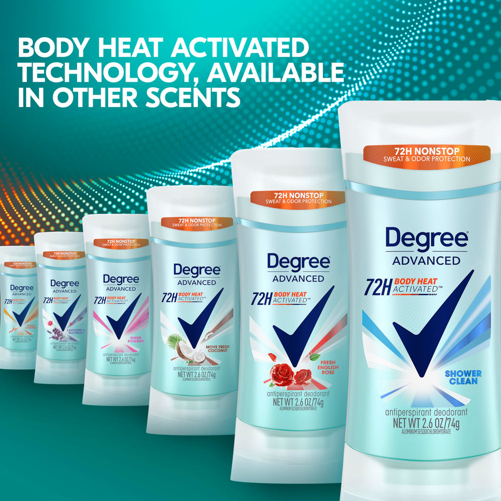 Degree Freshness image evoking crisp morning routine