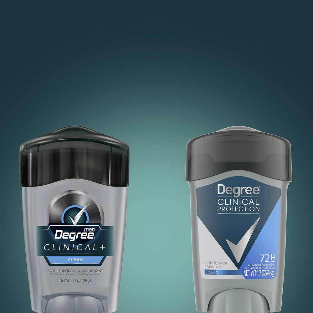 Degree Men Clinical Protection is ideal for gym workouts and busy days.