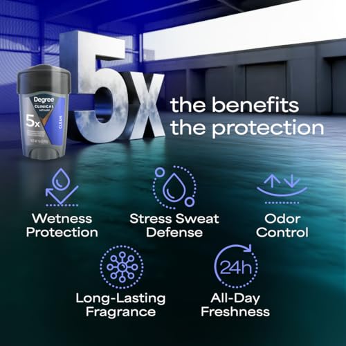 Degree Men Clean stick highlights a clean, masculine scent for everyday wear.