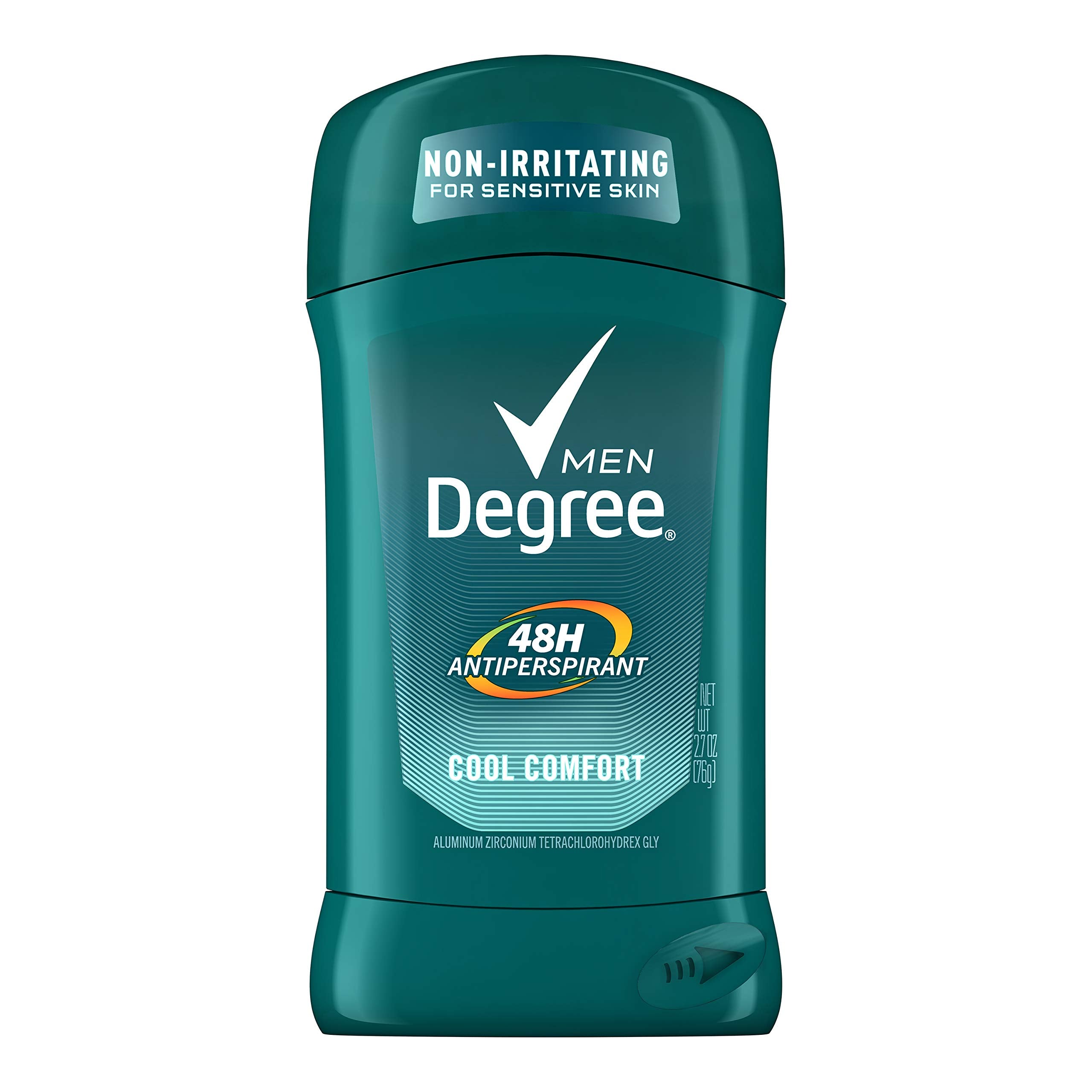 Degree Men Cool Comfort stick 2.7 oz, ready for daily application.