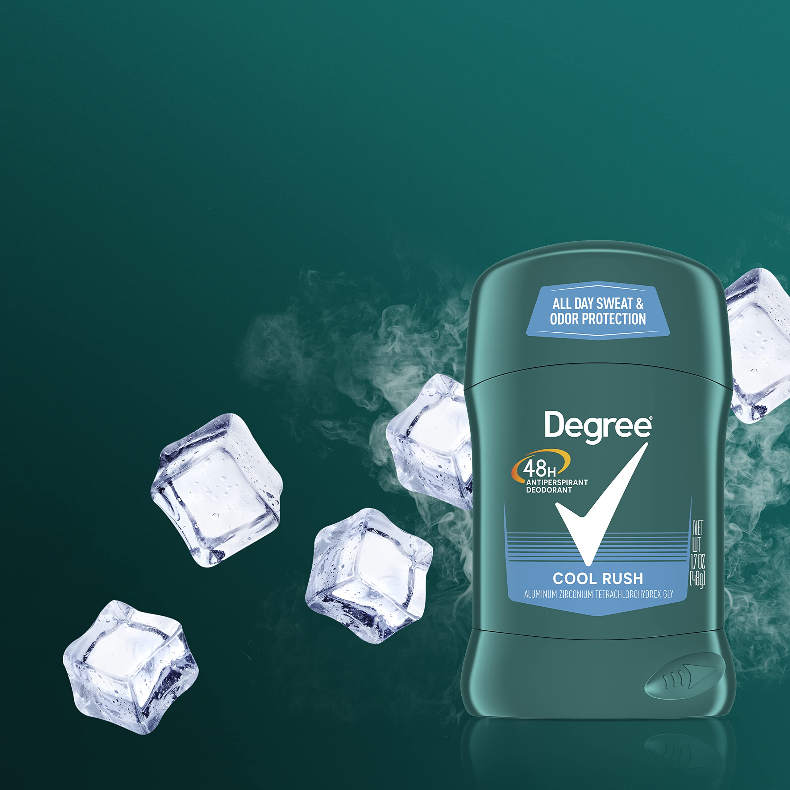 Degree Men Cool Rush 1.7 oz size highlight.